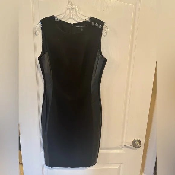White House Black Market | Dresses | White House Black Market Black Body Perfecting Faux Leathertrim Sheath Dress 8 | Poshmark White House Black Market | Dresses | White House Black Market Black Body Perfecting Faux Leathertrim Sheath Dress 8 | Poshmark